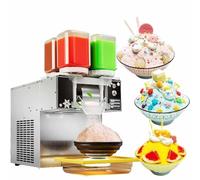 VYUJHNBG Máquina automática de Hielo en Copos de Nieve Comercial/doméstica, trituradora de Hielo eléctrica, para el hogar, camión de Comida, Restaurante, Tiendas de té con Leche
