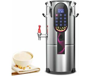 VYUJHNBG Máquina automática para Preparar Leche de Soja, de Acero Inoxidable, para moler Leche de Frutos Secos, para almendras, Avena, Coco y Soja.