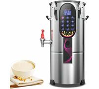 VYUJHNBG Máquina Comercial para Preparar Leche de Soja, máquina eléctrica para Preparar Leche de Frutos Secos, molienda automática de Granos Secos y húmedos, Leche de almendras, Avena, Coco y Soja.