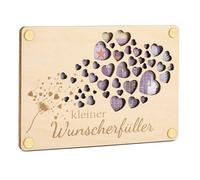 Vyuwast Tarjeta de felicitación de madera para regalo de dinero, embalaje creativo para cumpleaños, bodas, consagración juvenil y confirmación, embalaje original de regalo de dinero para hombres y