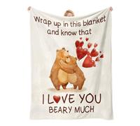 VyxStelyndric Manta Te Quiero - Regalos Te quieropara Parejas, Aniversarios, Bodas, cumpleaños, San Valentín, Regalos para la Esposa, el Esposo, la Novia o el Novio.