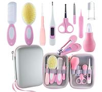 VZAYQUPXY Kit de aseo para bebés, artículos esenciales para recién nacidos, kit portátil para el cuidado del bebé, contiene cortaúñas para bebés, peine para bebés, cepillo para bebés, herramienta de