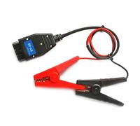 VZG OBD2 - Cable de ahorro de memoria, conector de fuente de alimentación de emergencia para vehículo OBDII ECU con 2 clips de cocodrilo, ahorro de memoria OBDii para reemplazo de batería de coche