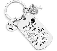 VZIUYTRE Llavero Regalo del Día del Padre Te Quiero, Regalos de Cumpleaños para Papá (5)