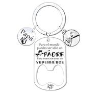 VZIUYTRE Llaveros Papá Regalo Papá Navidad Regalo Padre Dia del Padre Hija A Papá Regalo Del Hijo Para Papá Regalo De Papá Gracias Regalo De Gracias Para Papá (2)