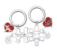 VZIUYTRE Regalos para Parejas Llavero Parejas Regalos San Valentin Pareja Llaveros Originales Regalo Novia Navidad Regalo para Parejas Regalo Aniversario Pareja Regalo para Parejas (3)