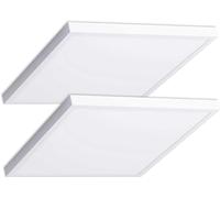 VZLED - Panel LED Superficie Cocina, Panel LED Superficie, Panel LED Cocina, Plafón LED para techo LED Cocina, Plafones LED, Pantalla LED 60x60, 40W Blanco Frío 6500ºK (Pack 2)