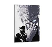 VZRSQZK Póster de cómic Jujutsu Kaisen Jujutsu Kaisen Gojo Satoru, póster decorativo de lienzo para pared e impresión artística moderna para decoración de dormitorio familiar, 20 x 30 cm