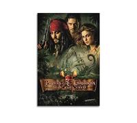 VZRSQZK Póster de la película Piratas del Caribe 2 Dead Soul Box Poster Pintura decorativa Lienzo Póster de pared e impresión artística moderna Póster de decoración de dormitorio familiar 12 x 18