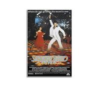 VZRSQZK Póster de la película Saturday Night Fever Póster decorativo Lienzo Póster de pared e imagen de arte impresión moderna decoración de dormitorio familiar carteles 12 x 18 pulgadas (30 x 45 cm)