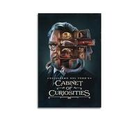 VZRSQZK Póster de la serie de televisión Guillermo Del Toro del Gabinete de Curiosidades, póster de pintura decorativa, lienzo, pósteres de pared e impresión artística moderna para decoración de