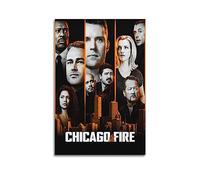 VZRSQZK Póster de la temporada 7 del programa de televisión Chicago Fire Season 7, pintura decorativa, lienzo, pósteres de pared e impresión artística moderna para decoración de dormitorio familiar,