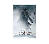 VZRSQZK Póster de película Piratas del Caribe en la caja del fin del mundo, póster decorativo en lienzo, pósteres de pared e impresión artística moderna para decoración de dormitorio familiar, 30 x 45
