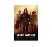 VZRSQZK Póster decorativo de la temporada 4 de la película Mission Impossible Movie Season 4, póster de pared e impresión artística moderna para decoración de dormitorio familiar, 20 x 30 cm