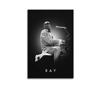 VZRSQZK Póster decorativo de Ray Charles del músico Ray Charles, póster decorativo para pared, póster de pared e imagen artística moderna para decoración de dormitorio familiar, 24 x 36 pulgadas (60 x
