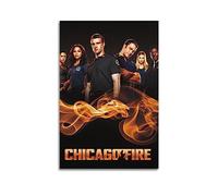 VZRSQZK Póster para la tercera temporada del programa de televisión Chicago Fire, pintura decorativa, lienzo, pósteres de pared e impresión artística moderna para decoración de dormitorio familiar, 12