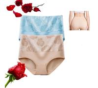 VZXATYOP Bragas De Cintura Alta A Prueba De Fugas For Mujeres Ropa Interior For Incontinencia con Cobertura Total Cómoda Protección contra Pérdidas Menstruales Vejiga(2-d,Medium)