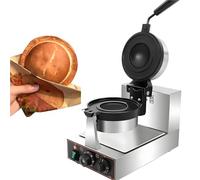 VZXATYOP Máquina Comercial for Hacer Helados Hamburguesas Prensa eléctrica Doble Cara for Hamburguesas paninis Waffles Control de Tiempo Temperatura for hogar desayunos escuelas(SingleHead)