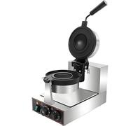 VZXATYOP Máquina eléctrica Antiadherente for Hacer Hamburguesas, wafles y Relleno de Helado Ambos Lados for Uso doméstico y Comercial for Hacer sándwiches y paninis(SingleHead)