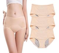 VZXATYOP Ropa Interior Antifugas Diaria For Mujeres Mayores De 60 Años Suave Cómoda Y Reutilizable con Soporte For El Suelo Y Alta Absorción(3pcs-b,Large)