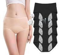 VZXATYOP Ropa Interior de Soporte for Suelo pélvico Bragas Protectoras de algodón for Mujeres Mayores de 60 años Lavables y Reutilizables(Set-3pcs(b),3X-Large)