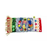 VZZCGJVT Funda de Almohada táctil Montessori para el Brazo, un Juguete de Entrenamiento sensorial Que Calma y Alivia el estrés,Rojo