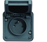 W.1 Toma corriente 2P+Z IP55 gris WNC100EC