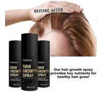 w 3x HaloGrow Hair Growth Spray with Biotin & Caffeine - Fast-Acting Hair Regrowth Treatment for Thinning Hair in Men & Women
