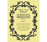 W.a. mozart: complete serenades in full score - series i (Dover Music Scores)