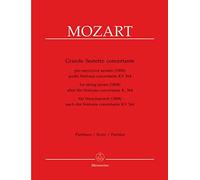 W. A. Mozart: Grande Sestetto Concertante For String Sextet (1808) After The Sinfonia Concertante K.364 (Full Score). Partituras para Conjunto de Cuerda