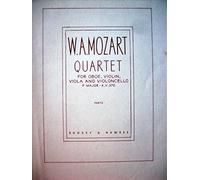 W.A. Mozart: Sonata After The Quartet For Oboe And Strings. Partituras para Oboe, Acompañamiento de Piano: after the Quartet for Oboe and Strings. KV 370. Oboe and Piano.