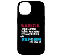 W.A.N.K.E.I.R Woke Agenda Nation Knackered Economy In Ruins Carcasa para iPhone 14