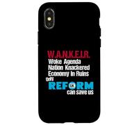 W.A.N.K.E.I.R Woke Agenda Nation Knackered Economy In Ruins Carcasa para iPhone X/XS