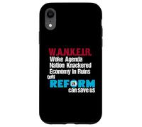 W.A.N.K.E.I.R Woke Agenda Nation Knackered Economy In Ruins Carcasa para iPhone XR