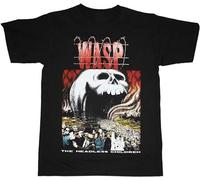 W.A.S.P. The Headless Children'89 Wasp Heavy Metal RATT Camiseta para hombre con gráfico unisex, color negro, Negro, M