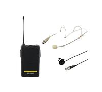 W Audio RM Quartet Beltpack Kit 863.01 Mhz audífonos de solapa aptos para Kam Quartet
