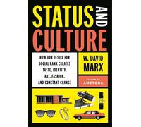 W. David Marx Status and Culture (Tapa dura)