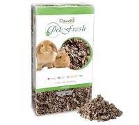 W-Direct Ropa de cama de animales pequeños de alta calidad, 14 L, súper suave, control de olores en 10 días, 2 veces absorbente, sin polvo, ecológica, para conejos, cobayas, hámsters y otras mascotas