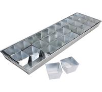 W.E.T. BY POT OLÉ Bandeja de Cultivo con 30 Macetas Individuales - Galvanizado - 1 set