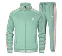 W JIANWANG Chándal para hombre Jogginganzug Sportanzug Tracksuits 2 Piezas Deportivas Casuales, XL