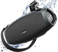W-KING 120W PICO Altavoces Bluetooth Grande Portátiles con Super Bajo, 70W RMS Impermeable Speaker de Inalámbrico para Fiesta, Radiadores Pasivos Triples, HIFI/42H/DSP/TF/AUX/EQ/PowerBank/abridor(X10)