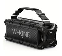 W-KING Altavoz Bluetooth, 90W Sonido Portátil, Altavoz sin varillas Bluetooth IPX6 para Exteriores con 50W de Graves Profundos/2 Subwoofers Potentes/40H/ de Energía/EQ/TF/AUX/NFC para Piscina//Viaje