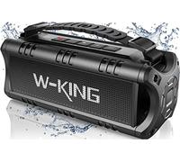 W-KING Altavoz Bluetooth Potente, 60W Peak 30W RMS IPX6 Speaker Portatil | Robusto Flotante Imperm. Rueba de Agua Speaker Boombox, Bajos Profundos, Exterior, 24H, Tarjeta TF, Reproducción USB, AUX, EQ