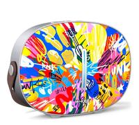 W-KING T8II Altavoz Bluetooth Portatil Potente Inalámbrico, 96W Pico Altavoz Bluetooth con 2 Subwoofers, Graves Potentes, Carga Rápida, BT5.4, Disco USB, AUX, LED (Pintura)