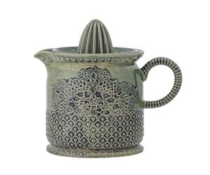 [W] Liselu - Exprimidor de limn (gres, 17,5 x 15,5 x 12 cm), color verde