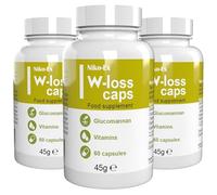 W-loss - 180 Cápsulas (3x 60 Cápsulas), Paquete de 3