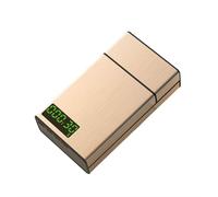 W-Lynn Caja de bloqueo con temporizador, pitillera inteligente, 20 cigarrillos, para dejar de fumar,Gold