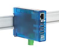 W&T USB-Server Megabit 2.0, 2 unabh?ngige USB-Ports USB 2.0 kompitabel, vollst?ndige TCP/IP-Unterst?tzung inkl. - 1 St?ck (53665)