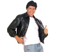 W WIDMANN MILANO Party Fashion - Chaqueta T-Bird, imitación de cuero, King of Rock, 50s Fashion, Rock'n'Roll
