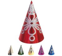 W WIDMANN LIBROLANDIA 7987T CAPPELLO CONO METALLIZZATO DECORATO IN GLITTER
